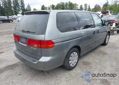 2001 Honda Odyssey Lx from USA, damaged, VIN 2HKRL185X1H617110